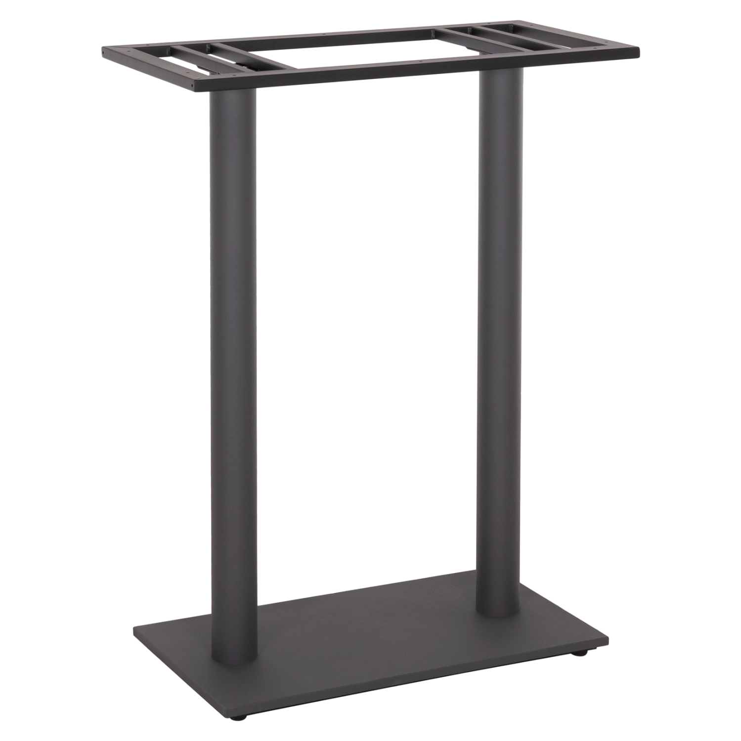 basi-trapezioy-mpar-fb948020-dyo-podia-m-8 ΒΑΣΗ ΤΡΑΠΕΖΙΟΥ ΜΠΑΡ HM480.20 ΔΥΟ ΠΟΔΙΑ-ΜΕΤΑΛΛΙΚΗ ΣΕ ΓΚΡΙ ΧΡΩΜΑ 80x40x108Υεκ - Image 1