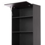 ΒΙΒΛΙΟΘΗΚΗ ΓΡΑΦΕΙΟΥ ΕΠΑΓΓΕΛΜΑΤΙΚΗ ROSEWOOD HM2089 ΜΕΛΑΜΙΝΗ ΓΚΡΙ-WENGE 80Χ40Χ200Υεκ. - Image 8