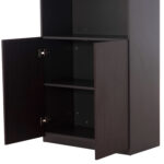 ΒΙΒΛΙΟΘΗΚΗ ΓΡΑΦΕΙΟΥ ΕΠΑΓΓΕΛΜΑΤΙΚΗ ROSEWOOD HM2089 ΜΕΛΑΜΙΝΗ ΓΚΡΙ-WENGE 80Χ40Χ200Υεκ. - Image 9