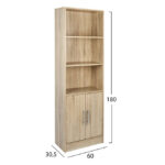 ΒΙΒΛΙΟΘΗΚΗ ΜΕΛΑΜΙΝΗΣ ENSLEY HM2027.02 SONAMA 60X30X180 εκ. - Image 2