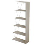 ΒΙΒΛΙΟΘΗΚΗ ΜΕΛΑΜΙΝΗΣ MINI TARS SONOMA ΛΕΥΚΟ HM2241.11 65x22-24x146Υεκ. - Image 4