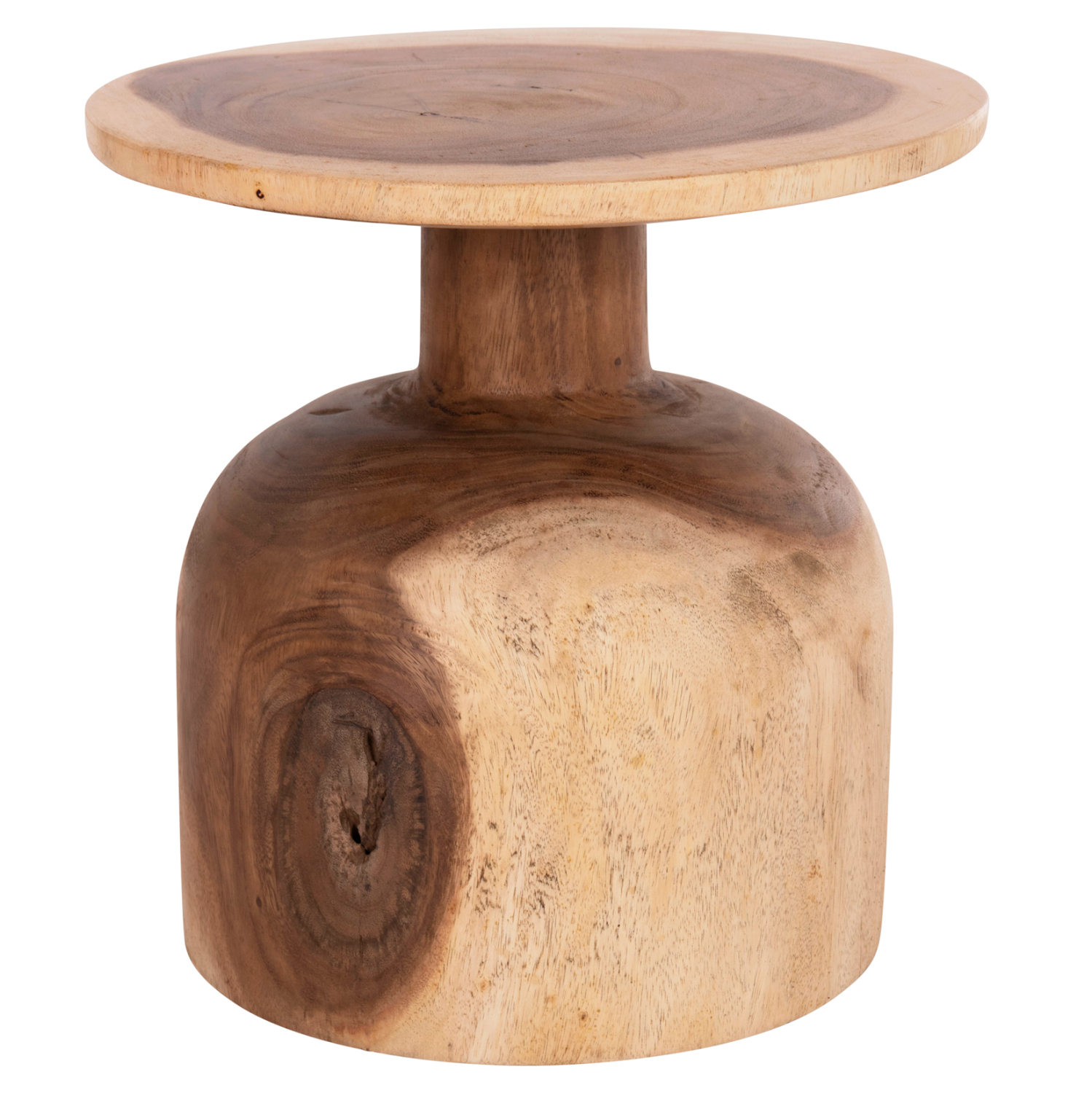 boithitiko-trapezaki-fb9989211-xylo-suar ΒΟΗΘΗΤΙΚΟ ΤΡΑΠΕΖΑΚΙ PUMBE-s HM9892.11 ΞΥΛΟ SUAR--ΦΥΣΙΚΟ Φ40x40Υεκ - Image 1