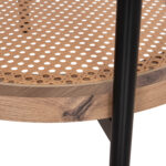 ΒΟΗΘΗΤΙΚΟ ΤΡΑΠΕΖΙ SEITZ HM18031 ΓΥΑΛΙ TOP-ΜΕΤΑΛΛΟ-RATTAN ΣΕ ΦΥΣΙΚΟ Φ50x56Υεκ. - Image 7