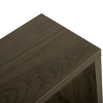 ΒΟΗΘΗΤΙΚΟ ΤΡΑΠΕΖΙ ΜΕ ΡΑΦΙΑ AMEER ΜΕΛΑΜΙΝΗ ΣΕ OLIVE GREY ΧΡΩΜΑ HM8881.12 50x17x56Υεκ. - Image 6