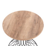 ΒΟΗΘΗΤΙΚΟ ΤΡΑΠΕΖΙ ΣΑΛΟΝΙΟΥ KEON HM18038.03 MDF TOP ΣΕ ΣΟΝΑΜΑ-ΜΕΤΑΛΛΟ Φ45x50Υεκ. - Image 5