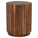ΒΟΗΘΗΤΙΚΟ ΤΡΑΠΕΖΙ ΣΤΡΟΓΓΥΛΟ SEDGE HM9696 ΜΑΣΙΦ ΑΚΑΚΙΑ-ΦΥΣΙΚΟ ΧΡΩΜΑ Φ40x50Υεκ. - Image 4