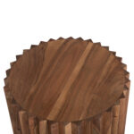 ΒΟΗΘΗΤΙΚΟ ΤΡΑΠΕΖΙ ΣΤΡΟΓΓΥΛΟ SEDGE HM9696 ΜΑΣΙΦ ΑΚΑΚΙΑ-ΦΥΣΙΚΟ ΧΡΩΜΑ Φ40x50Υεκ. - Image 5