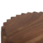ΒΟΗΘΗΤΙΚΟ ΤΡΑΠΕΖΙ ΣΤΡΟΓΓΥΛΟ SEDGE HM9696 ΜΑΣΙΦ ΑΚΑΚΙΑ-ΦΥΣΙΚΟ ΧΡΩΜΑ Φ40x50Υεκ. - Image 6