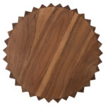 ΒΟΗΘΗΤΙΚΟ ΤΡΑΠΕΖΙ ΣΤΡΟΓΓΥΛΟ SEDGE HM9696 ΜΑΣΙΦ ΑΚΑΚΙΑ-ΦΥΣΙΚΟ ΧΡΩΜΑ Φ40x50Υεκ. - Image 8