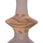 ΔΙΑΚΟΣΜΗΤΙΚΟ ΒΑΖΟ ΔΑΠΕΔΟΥ NEBULA HM4660.05S FIBER CEMENT TAUPE--ΞΥΛΟ ΤΕΑΚ Φ45x115Υεκ - Image 5