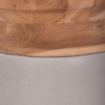 ΔΙΑΚΟΣΜΗΤΙΚΟ ΒΑΖΟ ΔΑΠΕΔΟΥ LINTER HM4662.03S FIBER CEMENT ΓΚΡΙ--ΞΥΛΟ ΤΕΑΚ Φ34x60Υεκ. - Image 9