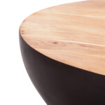 ΔΙΑΚΟΣΜΗΤΙΚΟ ΤΡΑΠΕΖΙ ΣΑΛΟΝΙΟΥ BOWL Φ89,5X39Yεκ. RUSTY ΜΕ ΞΥΛΟ ΑΚΑΚΙΑΣ HM8717.22 - Image 5