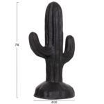 ΔΙΑΚΟΣΜΗΤΙΚΟΣ ΚΑΚΤΟΣ ΔΑΠΕΔΟΥ CACTUS HM4386.01S ΓΥΨΟΣ ΣΕ ΜΑΥΡΟ 42x30x74Υεκ. - Image 2