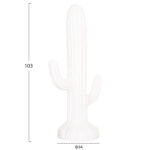ΔΙΑΚΟΣΜΗΤΙΚΟΣ ΚΑΚΤΟΣ ΔΑΠΕΔΟΥ CACTUS HM4386.02M ΓΥΨΟΣ ΣΕ ΛΕΥΚΟ 54x34x103Υεκ. - Image 2