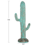 ΔΙΑΚΟΣΜΗΤΙΚΟΣ ΚΑΚΤΟΣ ΔΑΠΕΔΟΥ CACTUS HM4386.03L ΓΥΨΟΣ ΣΕ ΤΙΡΚΟΥΑΖ 63x37x150Υεκ. - Image 2