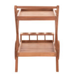 ΔΙΣΚΟΣ ΣΕΡΒΙΡΙΣΜΑΤΟΣ ΣΕ ΤΡΟΛΕΥ ALFRED HM4579 ΞΥΛΟ TEAK--ΦΥΣΙΚΟ 86x56x80Υεκ. - Image 4