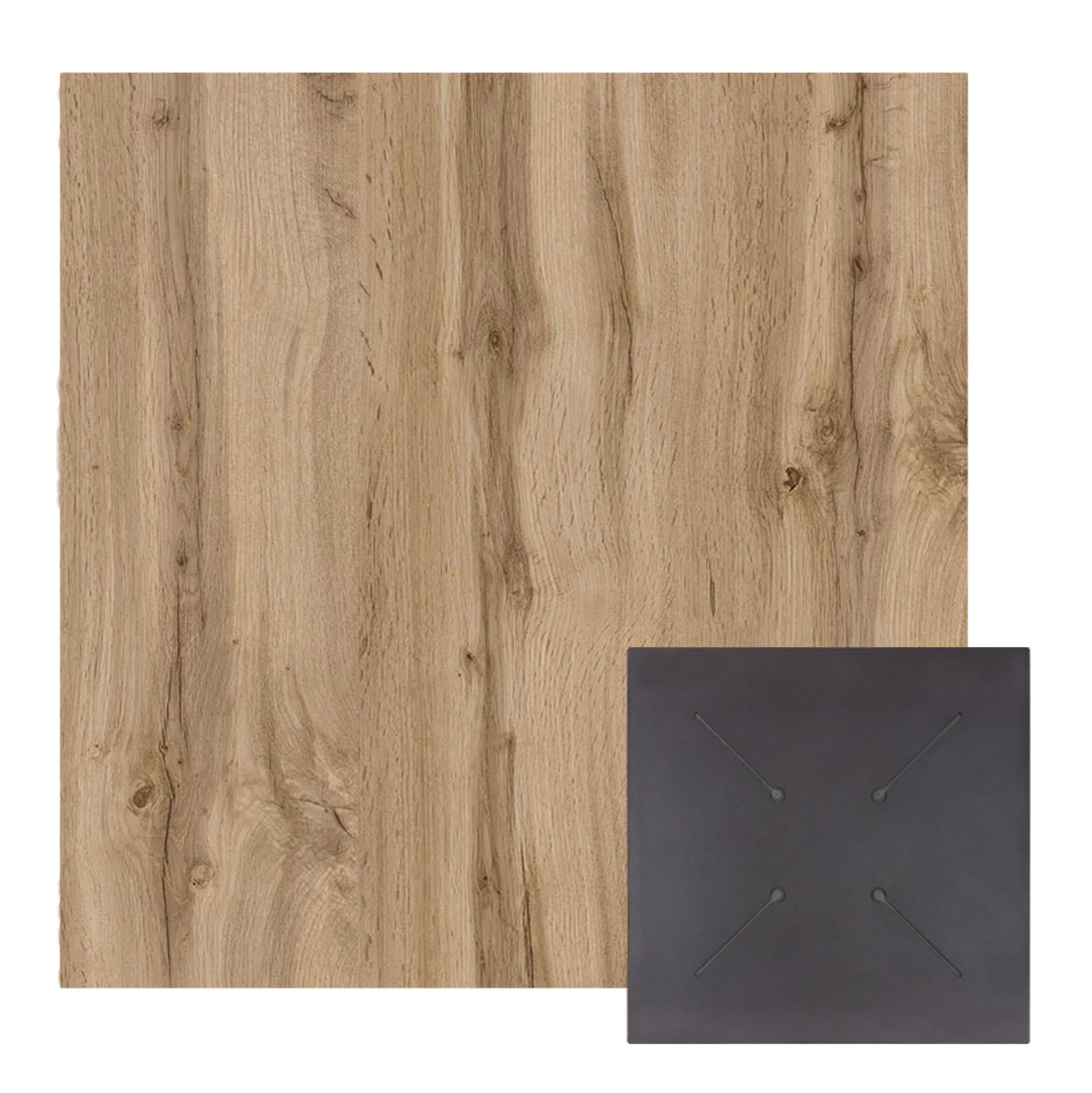 epifaneia-trapezioy-hpl-tetragoni-fb9583-5 ΕΠΙΦΑΝΕΙΑ ΤΡΑΠΕΖΙΟΥ HPL ΤΕΤΡΑΓΩΝΗ HM5837.36 ΟΨΗ OAK 60x60εκ. - Image 1