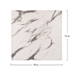 ΕΠΙΦΑΝΕΙΑ ΤΡΑΠΕΖΙΟΥ WERZALIT 70Χ70Χ3.5εκ. MARBLE WHITE-GREY 5657 HM5230.11 - Image 2