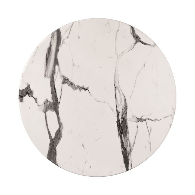 epifaneia-trapezioy-werzalit-f70-marble-1-1 ΕΠΙΦΑΝΕΙΑ ΤΡΑΠΕΖΙΟΥ Φ70Χ2.5εκ. WERZALIT MARBLE WHITE-GREY 5657 HM5228.11 - Image 1