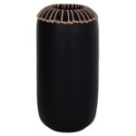 ΕΠΙΤΡΑΠΕΖΙΟ ΔΙΑΚΟΣΜΗΤΙΚΟ ΒΑΖΟ LENNOX HM4675.01S TΕΡΑΚΟΤΑ ΣΕ ΜΑΥΡΟ--Φ18x33Υεκ. - Image 6
