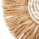 ΕΠΙΤΡΑΠΕΖΙΟ ΔΙΑΚΟΣΜΗΤΙΚΟ HM4224 ΙΝΕΣ RAFFIA ΣΕ ΦΥΣΙΚΟ-ΜΑΥΡΗ ΞΥΛΙΝΗ ΒΑΣΗ 18x9x43Υεκ. - Image 6