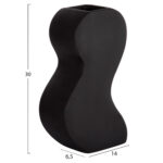 ΕΠΙΤΡΑΠΕΖΙΟ ΚΕΡΑΜΙΚΟ ΔΙΑΚΟΣΜΗΤΙΚΟ ΣΕΙΡΑ SEBOR HM4590.02 MATTE BLACK 13x6x22Υεκ - Image 2