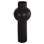 ΕΠΙΤΡΑΠΕΖΙΟ ΚΕΡΑΜΙΚΟ ΔΙΑΚΟΣΜΗΤΙΚΟ SCEPTER HM4604.02 ΜΑΥΡΟ ΜΑΤ Φ17x39Υεκ