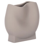 ΕΠΙΤΡΑΠΕΖΙΟ ΚΕΡΑΜΙΚΟ ΔΙΑΚΟΣΜΗΤΙΚΟ GLAZE HM4610.03 ΓΚΡΙ ΜΑΤ 26x14x25Υεκ