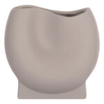 ΕΠΙΤΡΑΠΕΖΙΟ ΚΕΡΑΜΙΚΟ ΔΙΑΚΟΣΜΗΤΙΚΟ GLAZE HM4610.03 ΓΚΡΙ ΜΑΤ 26x14x25Υεκ - Image 3