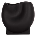 ΕΠΙΤΡΑΠΕΖΙΟ ΚΕΡΑΜΙΚΟ ΔΙΑΚΟΣΜΗΤΙΚΟ GLAZE HM4610.02 ΜΑΥΡΟ ΜΑΤ 26x14x25Υεκ - Image 3