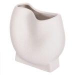 ΕΠΙΤΡΑΠΕΖΙΟ ΚΕΡΑΜΙΚΟ ΔΙΑΚΟΣΜΗΤΙΚΟ GLAZE HM4610.01 ΥΠΟΛΕΥΚΟ ΚΡΥΣΤΑΛΛΙΚΟ 26x14x25Υεκ - Image 4