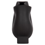 ΕΠΙΤΡΑΠΕΖΙΟ ΚΕΡΑΜΙΚΟ ΔΙΑΚΟΣΜΗΤΙΚΟ GLAZE HM4610.02 ΜΑΥΡΟ ΜΑΤ 26x14x25Υεκ - Image 5