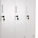 ΦΟΡΙΑΜΟΣ ΜΕΤΑΛΛΙΚΟΣ BRAILA HM5546.11 6 ΝΤΟΥΛΑΠΑΚΙΑ ΜΕ ΚΛΕΙΔΑΡΙΕΣ-ΓΚΡΙ 90x45x185Υεκ. - Image 5