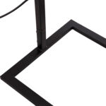 ΦΩΤΙΣΤΙΚΟ ΔΑΠΕΔΟΥ BRANS HM7532.11 ΜΕΤΑΛΛΟ ΜΑΥΡΟ--PVC ΛΕΥΚΟ ΚΑΠΕΛΟ 25x33x170Υεκ. - Image 8