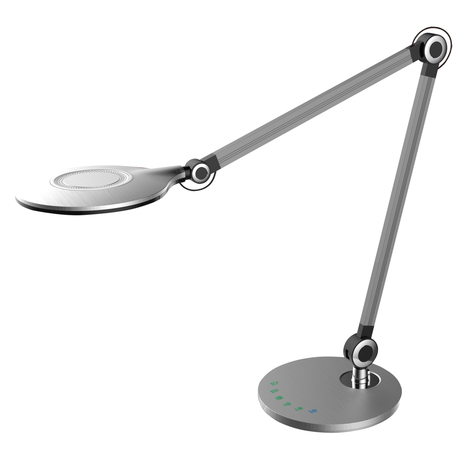 fotistiko-grafeioy-led-fb9445208-gkri-as ΦΩΤΙΣΤΙΚΟ ΓΡΑΦΕΙΟΥ LED BLAIN PRO HM4452.08 ΓΚΡΙ-ΑΣΗΜΙ ΧΡΩΜΑ ABS 55,7x49,7Υεκ. - Image 1
