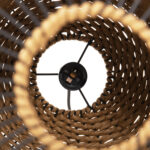 ΦΩΤΙΣΤΙΚΟ ΟΡΟΦΗΣ ΚΡΕΜΑΣΤΟ HM4340 PAPER ROPE ΜΠΕΖ-ΜΑΥΡΟ ΜΕΤΑΛΛΟ-Φ26x40-120Υεκ. - Image 7