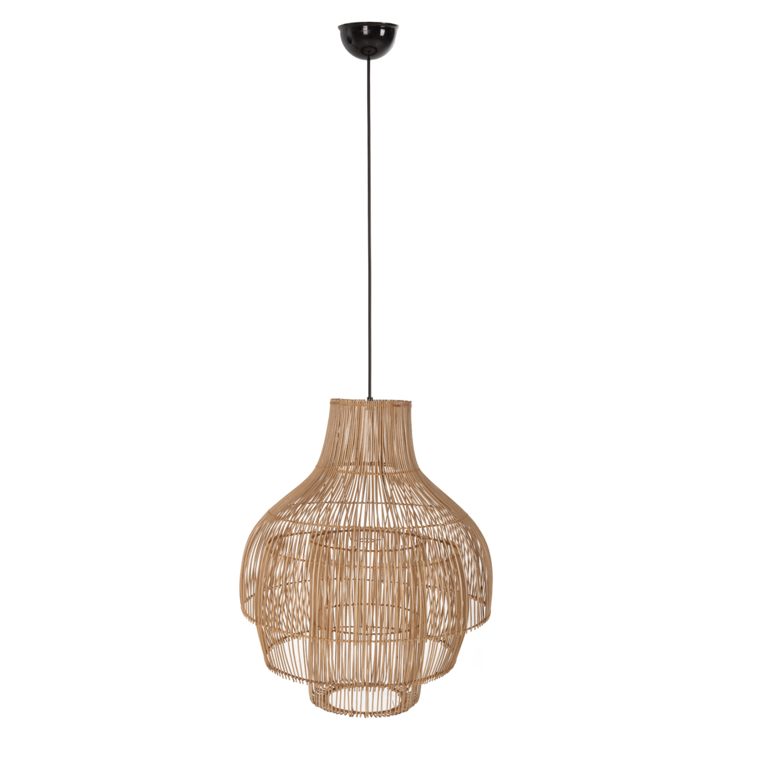 fotistiko-orofis-kremasto-fb97857-rattan ΦΩΤΙΣΤΙΚΟ ΟΡΟΦΗΣ ΚΡΕΜΑΣΤΟ HM7857 RATTAN ΣΕ ΦΥΣΙΚΟ ΧΡΩΜΑ ΜΕ ΤΡΙΑ ΣΧΗΜΑΤΑ Φ70Χ182Υεκ - Image 1