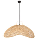 ΦΩΤΙΣΤΙΚΟ ΟΡΟΦΗΣ ΚΡΕΜΑΣΤΟ PERK HM7861 RATTAN ΣΕ ΦΥΣΙΚΟ ΧΡΩΜΑ 100x80x142Υ εκ. - Image 3