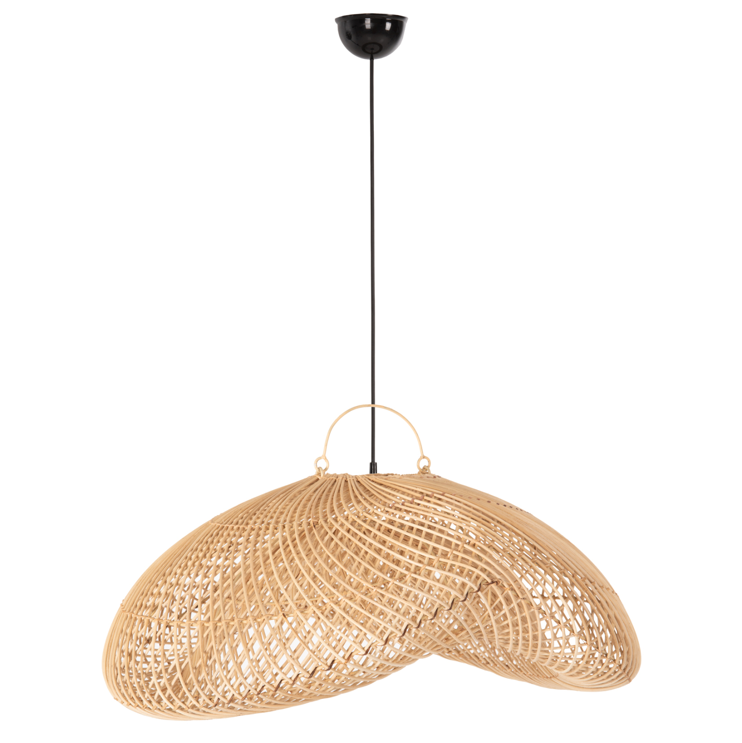 fotistiko-orofis-kremasto-fb97861-rattan-5 ΦΩΤΙΣΤΙΚΟ ΟΡΟΦΗΣ ΚΡΕΜΑΣΤΟ PERK HM7861 RATTAN ΣΕ ΦΥΣΙΚΟ ΧΡΩΜΑ 100x80x142Υ εκ. - Image 1