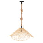 ΦΩΤΙΣΤΙΚΟ ΟΡΟΦΗΣ ΚΡΕΜΑΣΤΟ HM7878.02 RATTAN ΣΕ ΦΥΣΙΚΟ ΧΡΩΜΑ Φ58,5x31Yεκ - Image 3