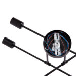 ΦΩΤΙΣΤΙΚΟ ΟΡΟΦΗΣ ΠΟΛΥΦΩΤΟ LIGHTY HM7427.11 ΜΕΤΑΛΛΟ ΣΕ ΜΑΥΡΟ 51x51x23Υεκ. - Image 8