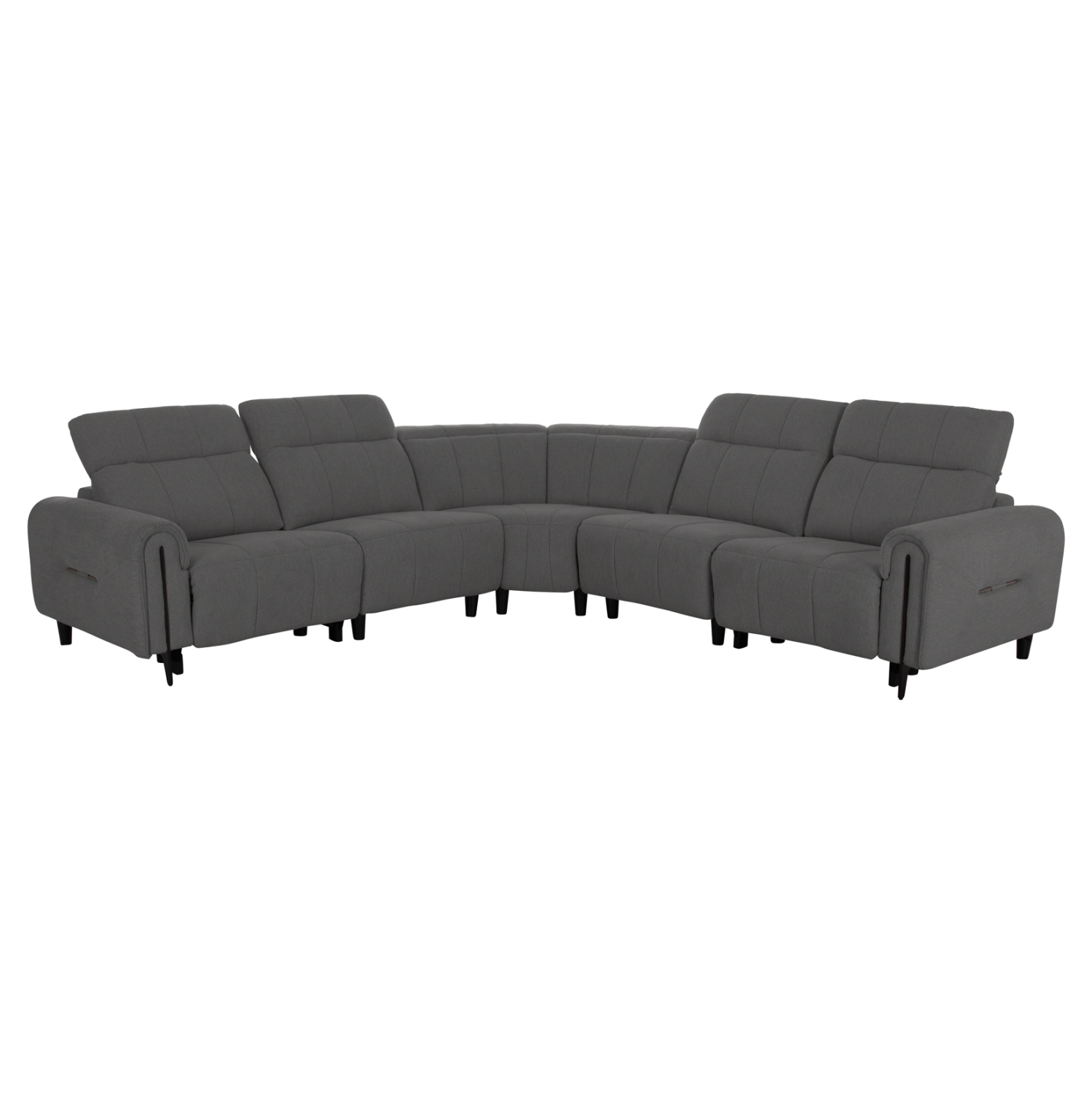goniakos-kanapes-me-recline-fb9329001-gk-10 ΓΩΝΙΑΚΟΣ ΚΑΝΑΠΕΣ ΜΕ RECLINE ORACLE HM3290.01 ΓΚΡΙ ΥΦΑΣΜΑ 260x260x90(κάθισμα)x94Υεκ. - Image 1
