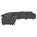 ΓΩΝΙΑΚΟΣ ΚΑΝΑΠΕΣ ΜΕ RECLINE ORACLE HM3290.01 ΓΚΡΙ ΥΦΑΣΜΑ 260x260x90(κάθισμα)x94Υεκ. - Image 4