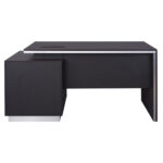ΓΡΑΦΕΙΟ ΕΠΑΓΓΕΛΜΑΤΙΚΟ ΜΕ ΔΕΞΙΟ ΝΤΟΥΛΑΠΙ ROSEWOOD HM2087R 160X80X76Υ εκ. - Image 4