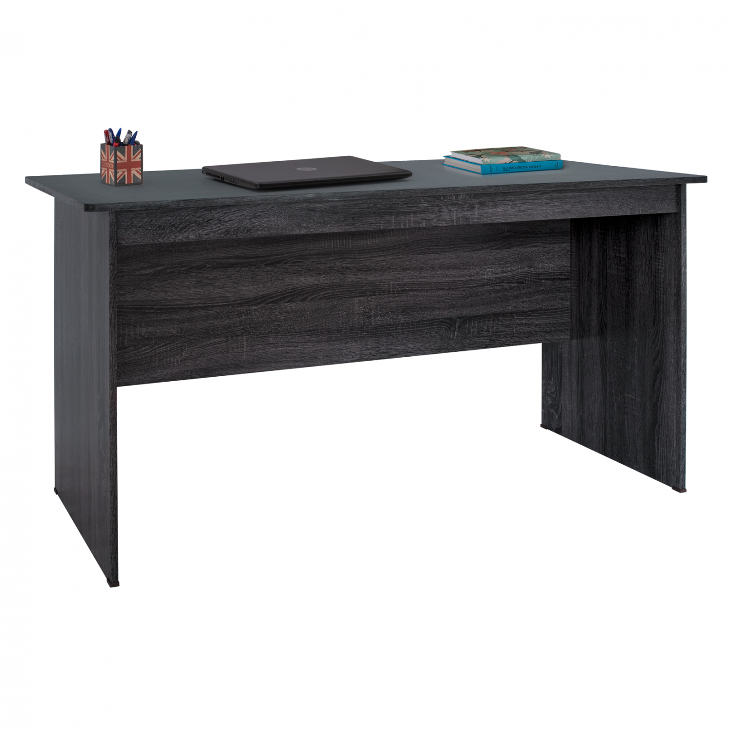 grafeio-melaminis-150x71x745-fb9228401-s-2 ΓΡΑΦΕΙΟ ΜΕΛΑΜΙΝΗΣ HAYDEN 150x71x74,5 HM2284.01 ΣΕ ΑΝΘΡΑΚΙ ΧΡΩΜΑ - Image 1