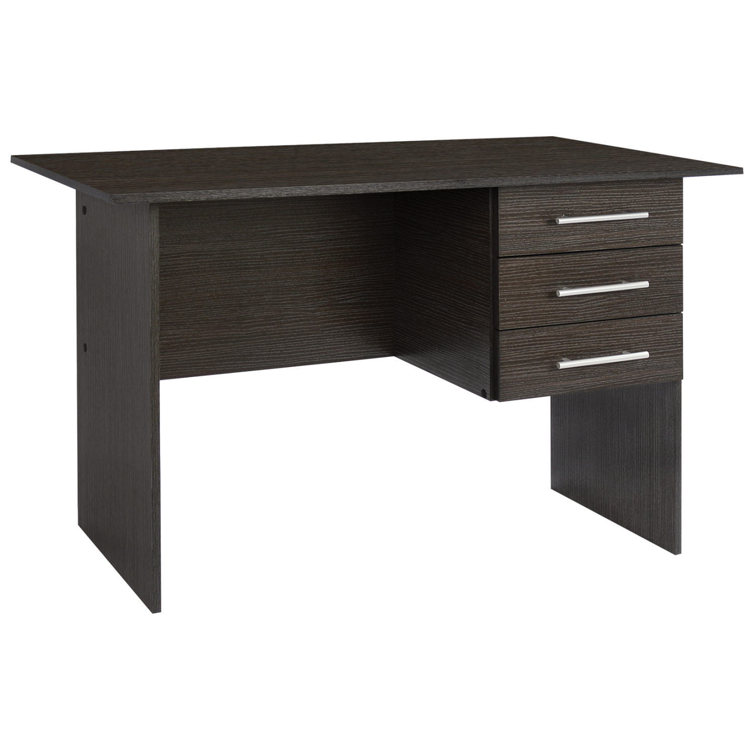 grafeio-melaminis-fb9202901-me-3-syrtari ΓΡΑΦΕΙΟ ΜΕΛΑΜΙΝΗΣ ENSLEY HM2029.01 ΜΕ 3 ΣΥΡΤΑΡΙΑ ZEBRANO 120X60X76 εκ. - Image 1