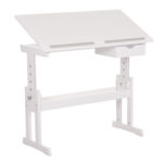 ΓΡΑΦΕΙΟ/ΣΧΕΔΙΑΣΤΗΡΙΟ ASCENT HM18289 MDF ΣΕ ΛΕΥΚΟ 109x55x87,5Υεκ