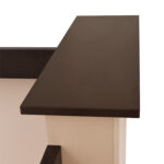 ΓΡΑΦΕΙΟ ΥΠΟΔΟΧΗΣ DALTON HM2068.01 ΜΕΛΑΜΙΝΗ ΣΕ WENGE-ΜΠΕΖ 240x80x106Υεκ. - Image 8