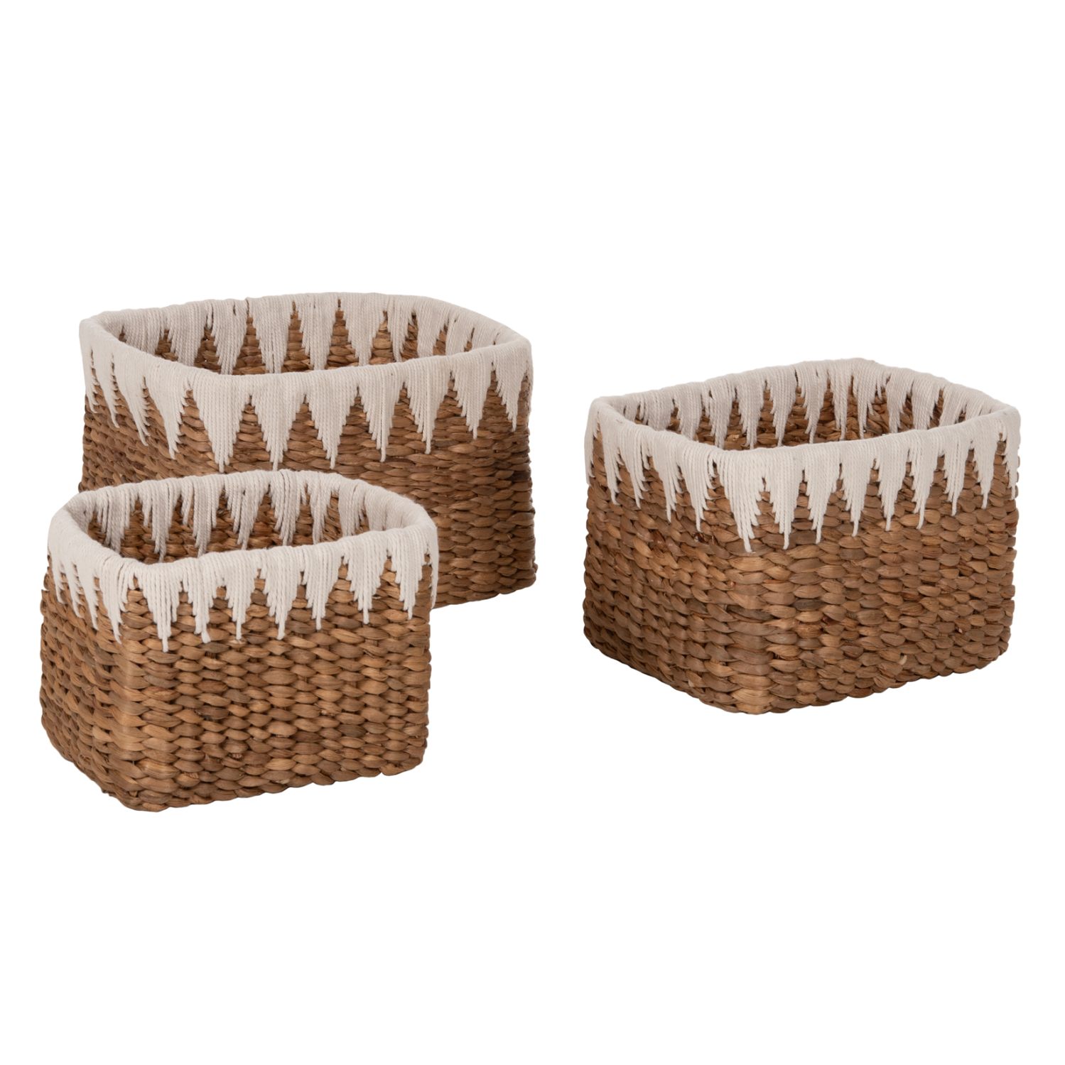 kalathia-psathina-tetragona-fb94296-set- ΚΑΛΑΘΙΑ ΨΑΘΙΝΑ ΤΕΤΡΑΓΩΝΑ HM4296 ΣΕΤ 3- ΦΛΟΙΟΣ ΔΕΝΤΡΟΥ ΜΠΑΝΑΝΑΣ 40x30x25Υεκ. - Image 1