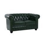 ΚΑΝΑΠΕΣ 2ΘΕΣΙΟΣ T.CHESTERFIELD HM3010.08 ΤΕΧΝΟΔΕΡΜΑ ΚΥΠΑΡΙΣΣΙ 150x90x70Υ εκ.